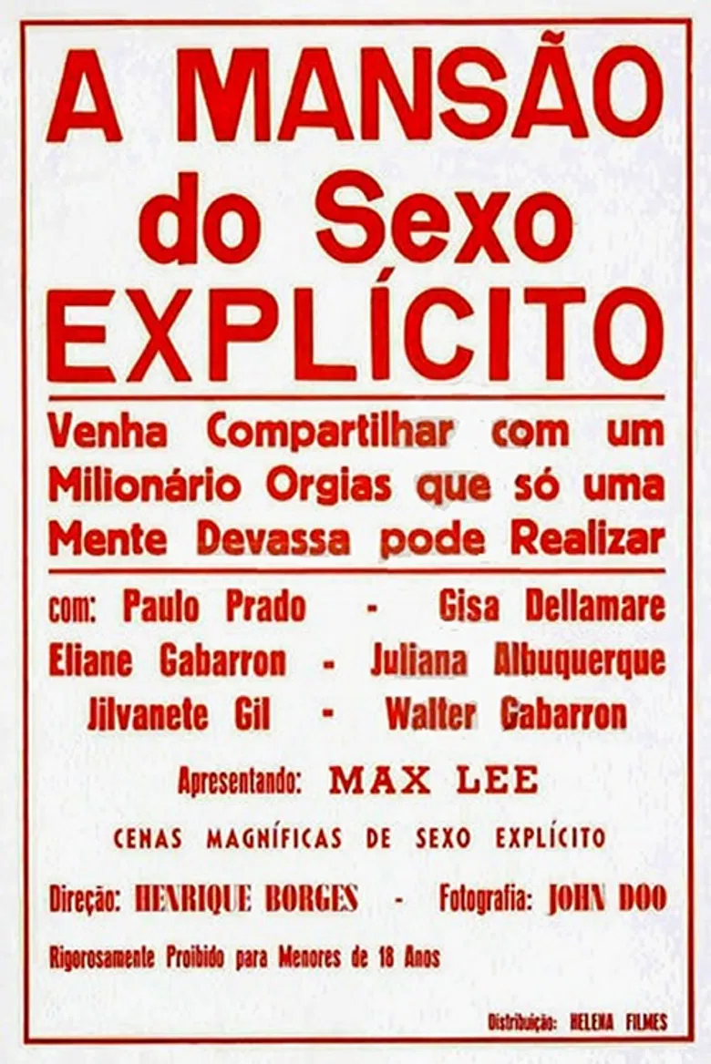 A Mansão do Sexo Explícito poster background