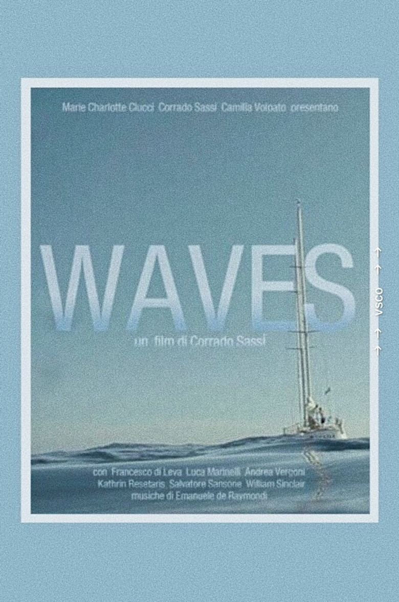 Waves poster background