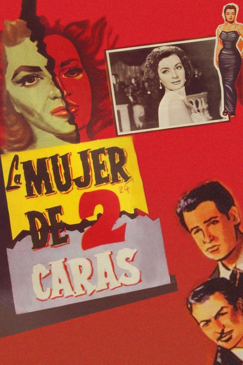 La mujer de dos caras poster background