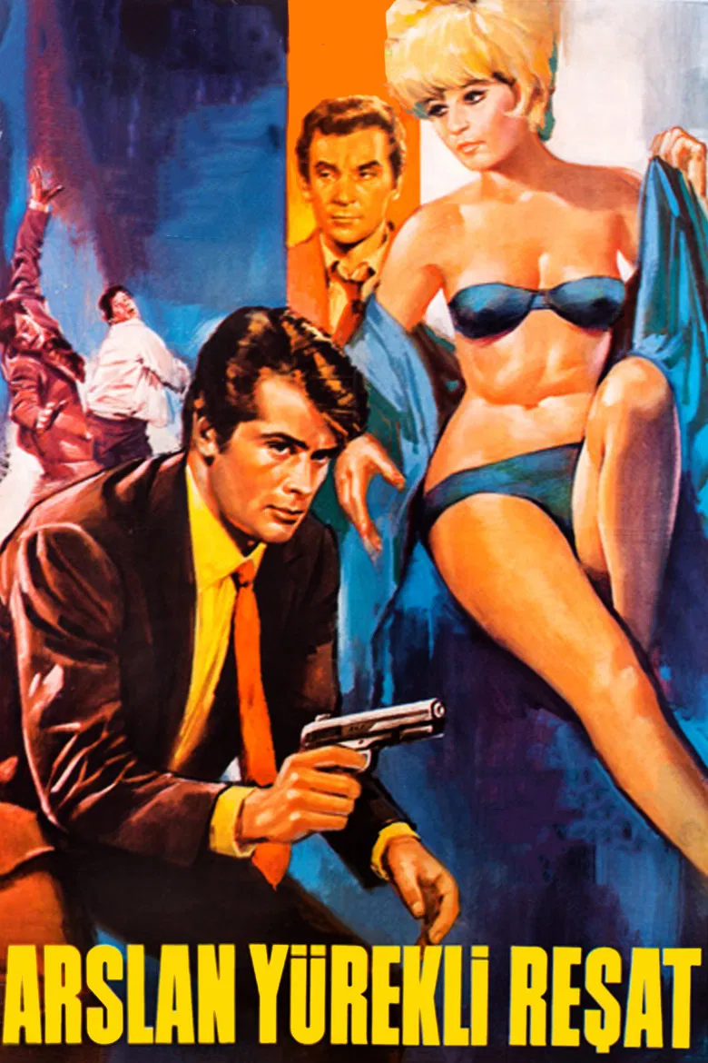 Aslan Yürekli Reşat poster background