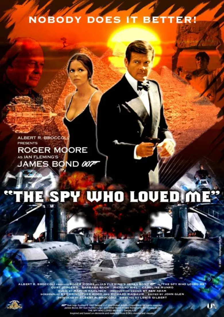 The Making of 'The Spy Who Loved Me' poster background
