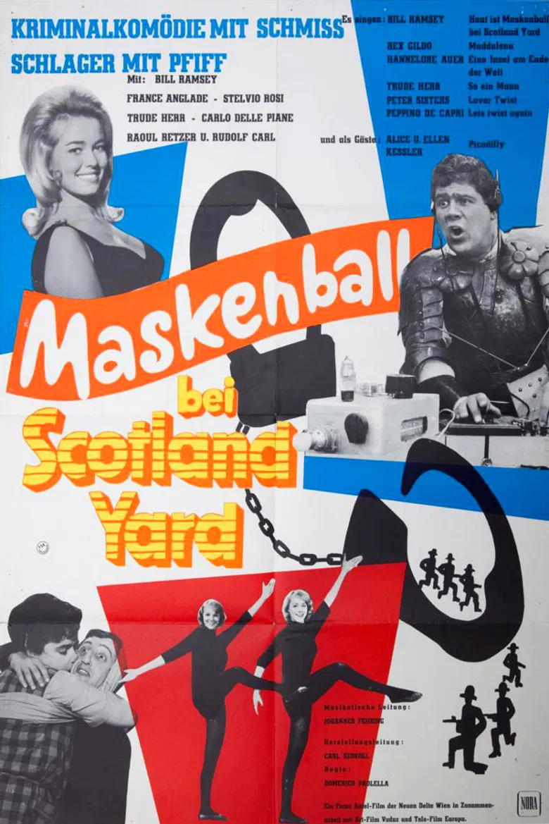 Maskenball bei Scotland Yard poster background