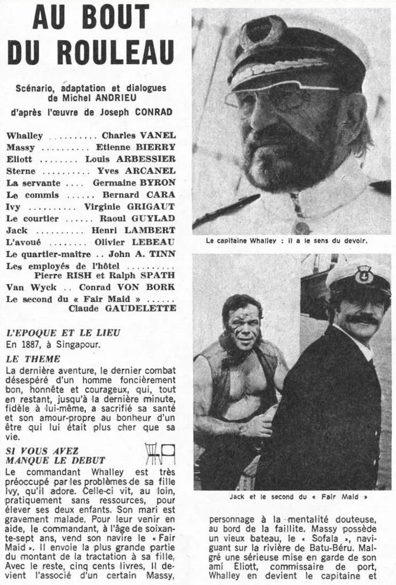 The End of the Tether poster background