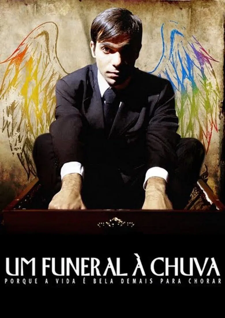 Um Funeral à Chuva poster background