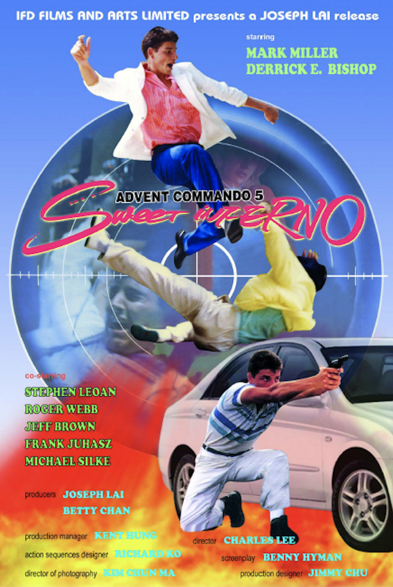 Advent Commando 5: Sweet Inferno poster background
