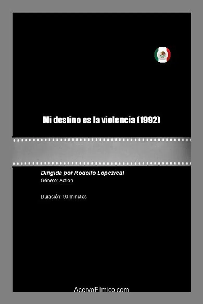 Mi destino es la violencia poster background