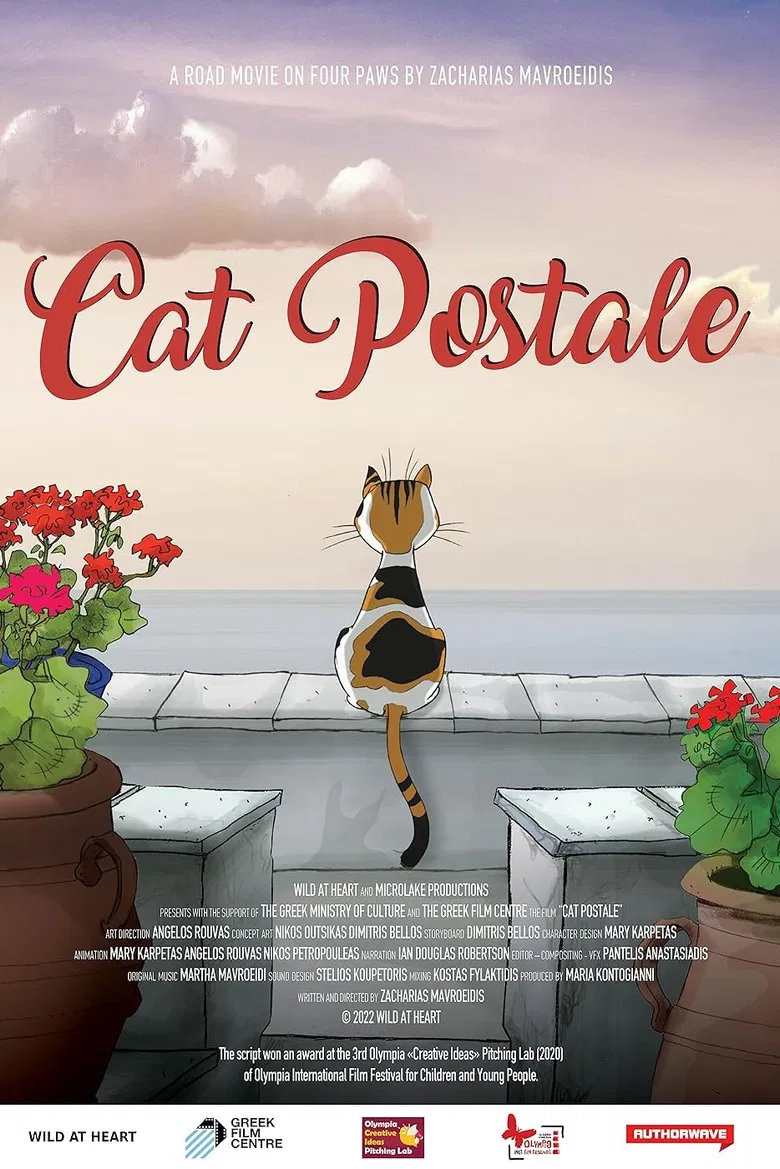 Cat Postale poster background