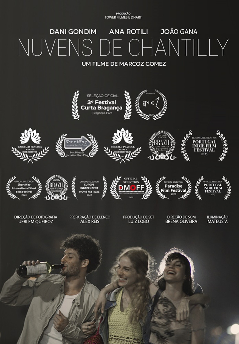 Nuvens de Chantilly poster background