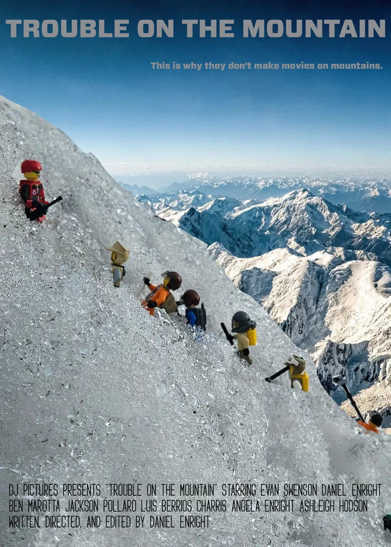 Trouble on the Mountain-A Look Back poster background