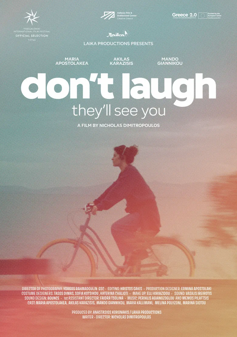 Don't Laugh, They'll See You poster background