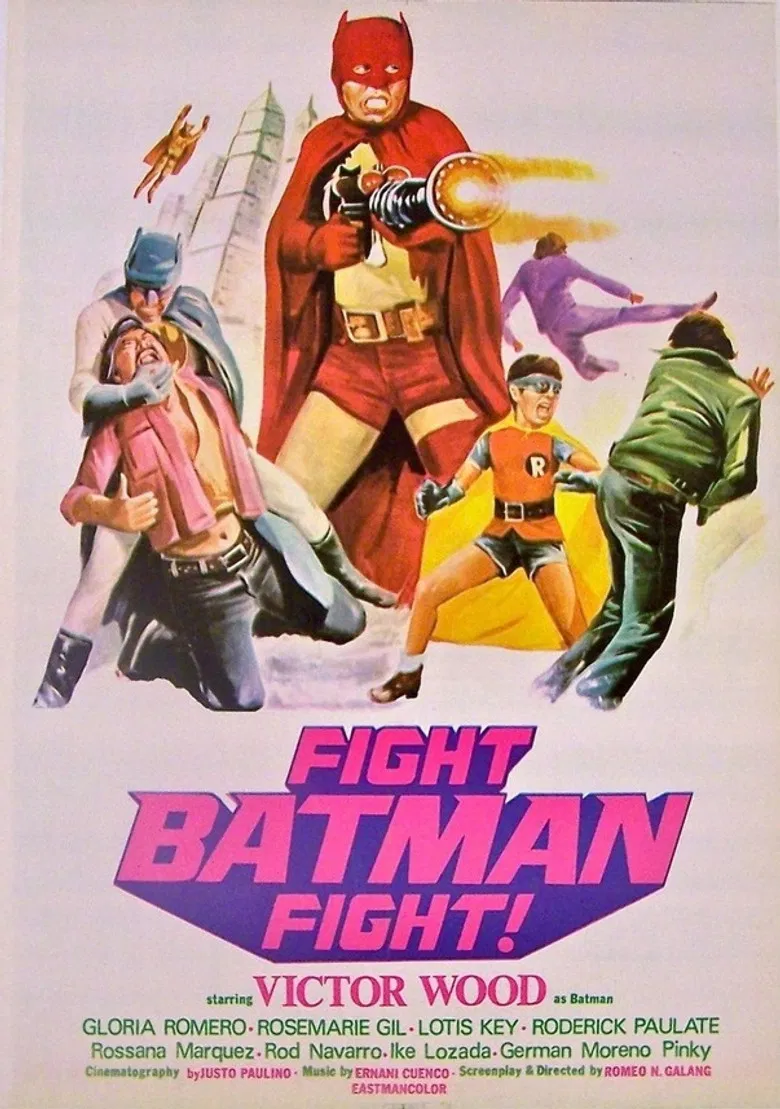Fight Batman, Fight! poster background