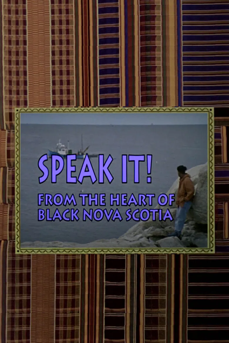 Speak It! From the Heart of Black Nova Scotia poster background