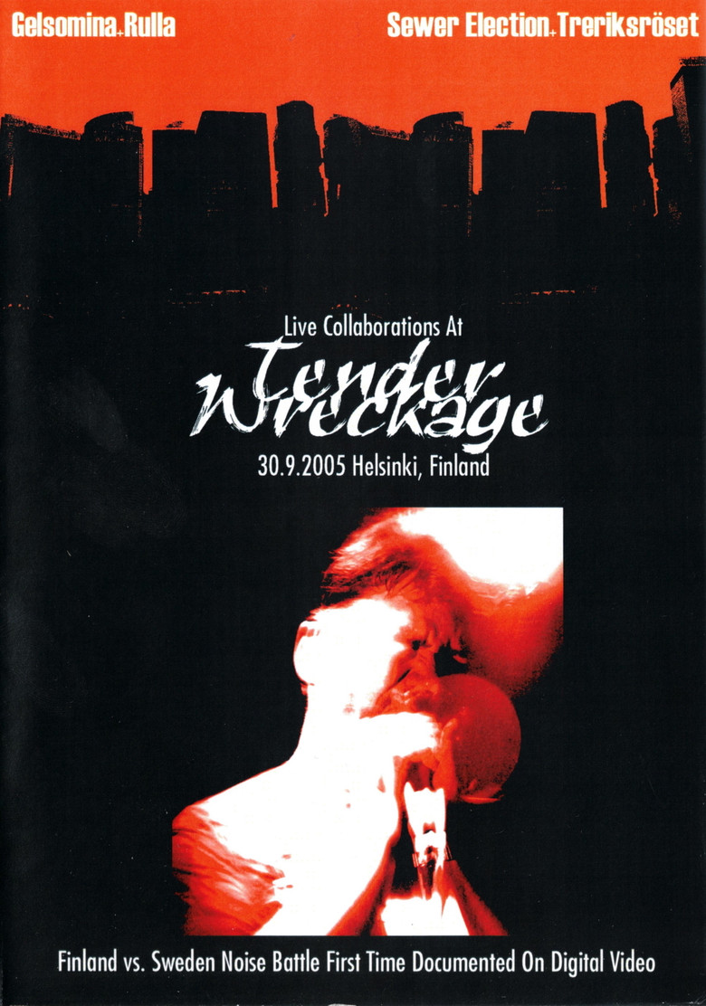 Live Collaborations at Tender Wreckage poster background