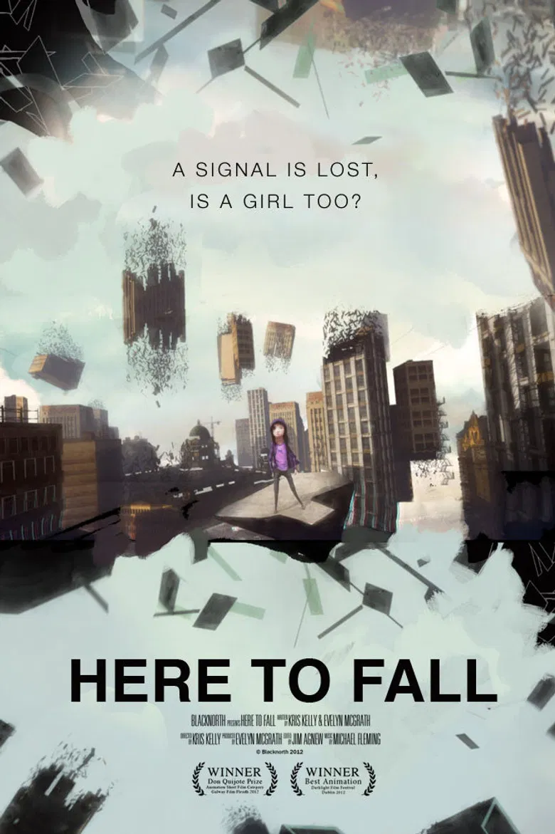 Here to Fall poster background