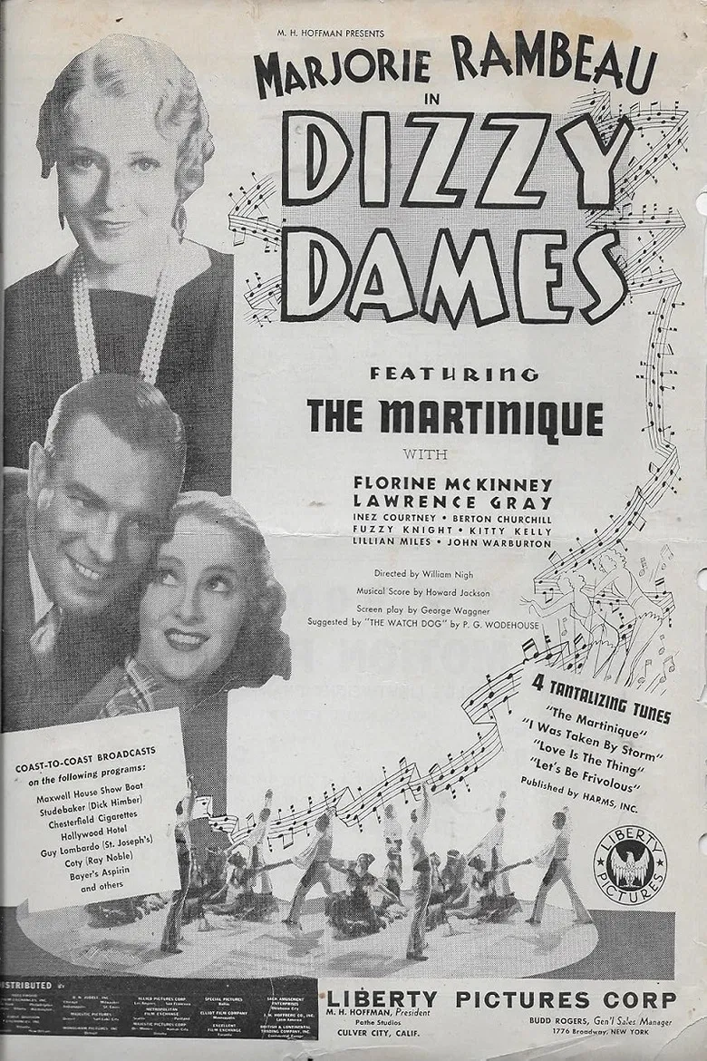 Dizzy Dames poster background