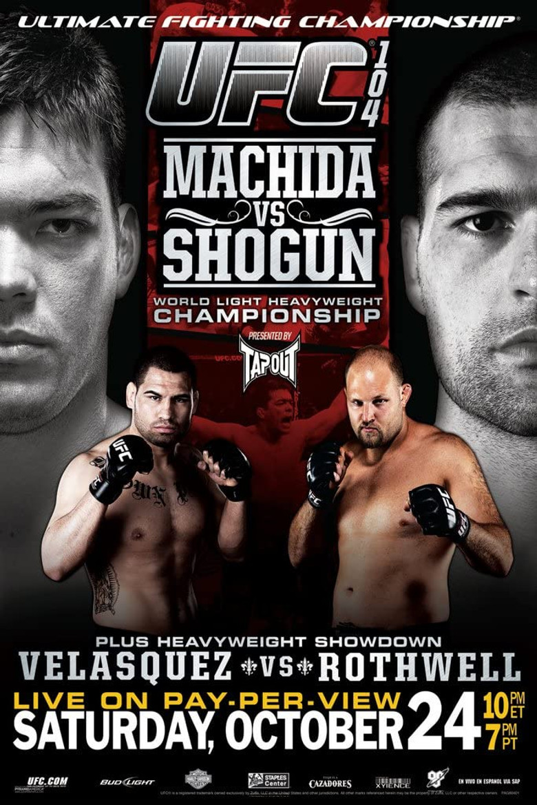 UFC 104: Machida vs. Shogun poster background