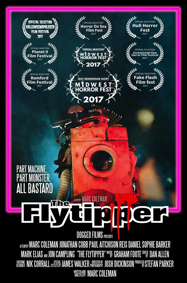 The Flytipper poster background