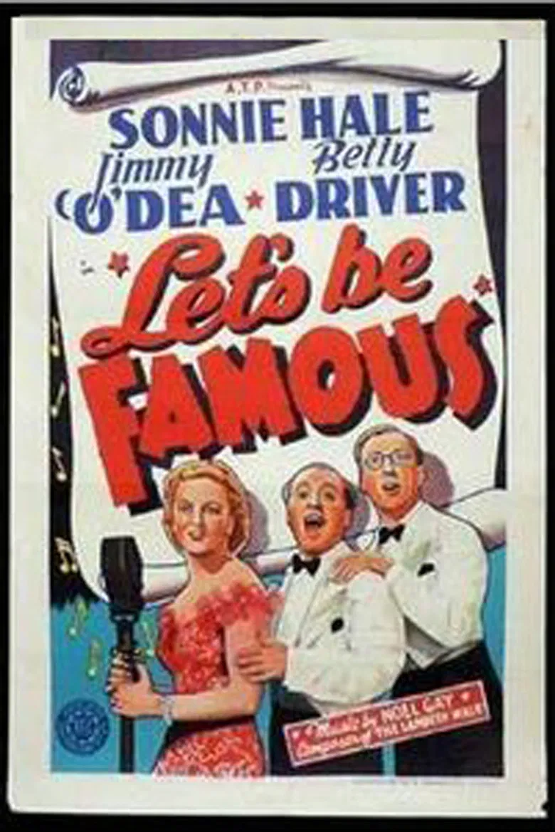 Let's Be Famous poster background