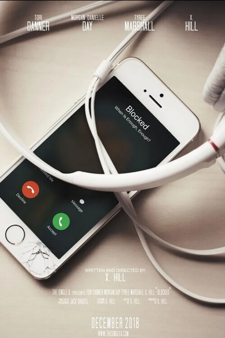 Blocked poster background