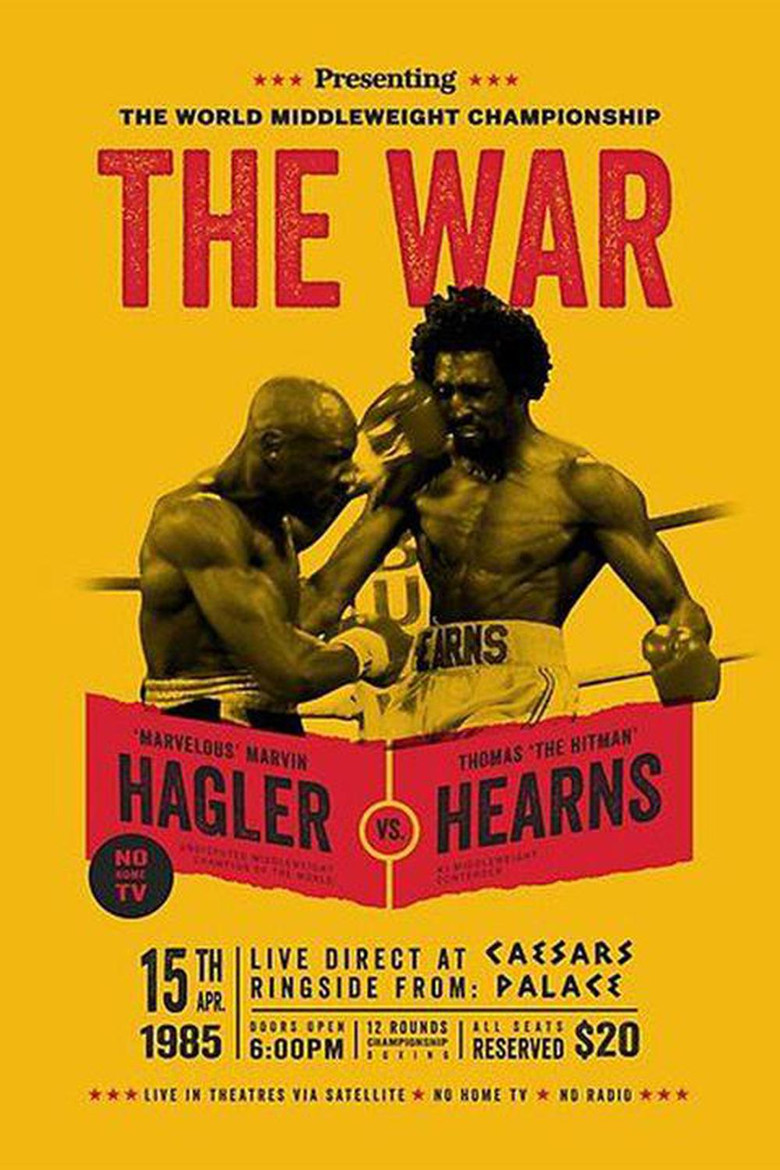 Marvin Hagler vs. Thomas Hearns poster background
