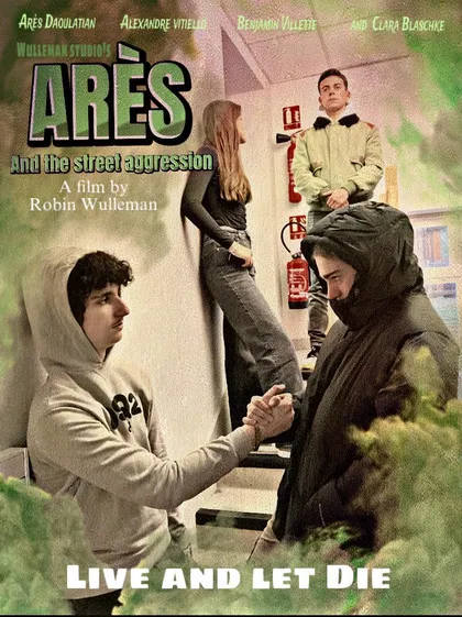 Arès and the street aggression : Rise of Alexandre poster background
