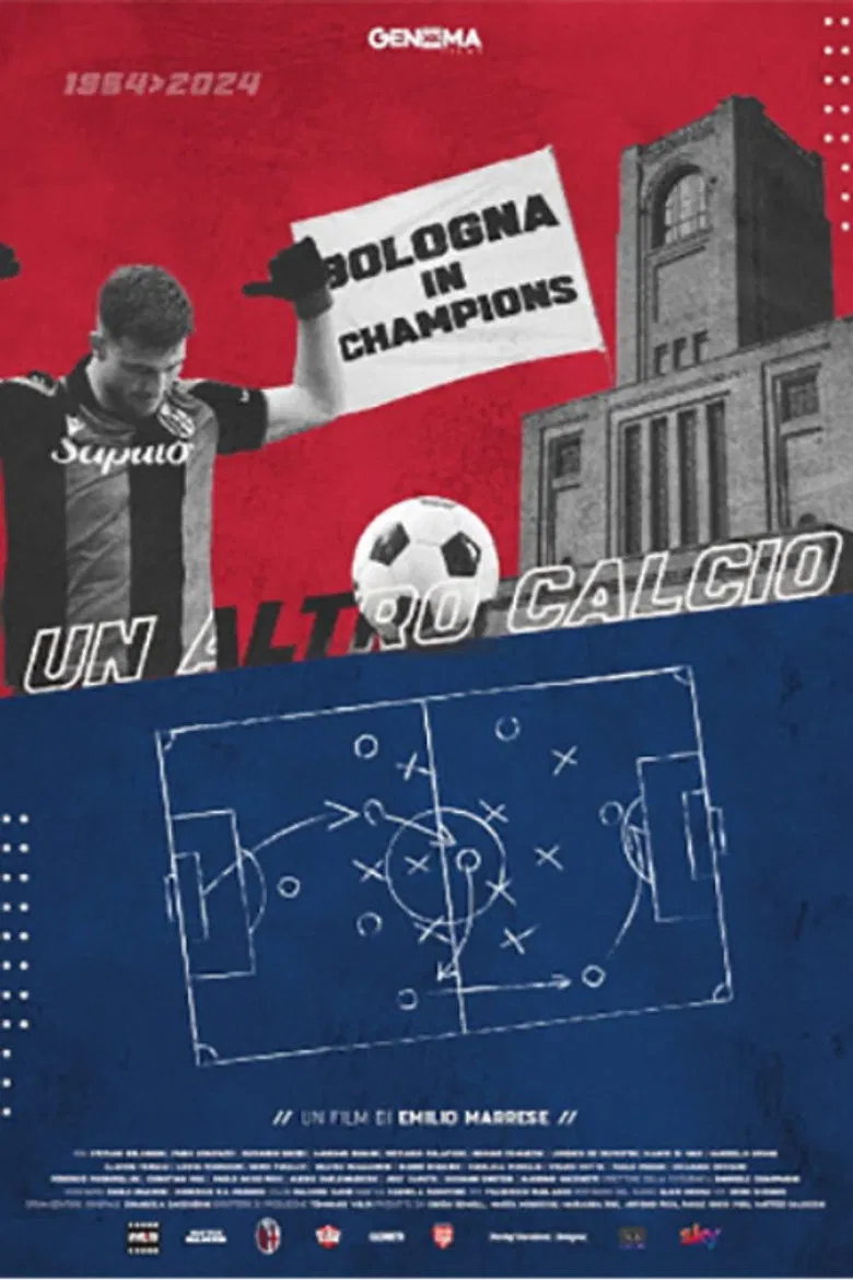 Un altro calcio - Bologna in Champions poster background