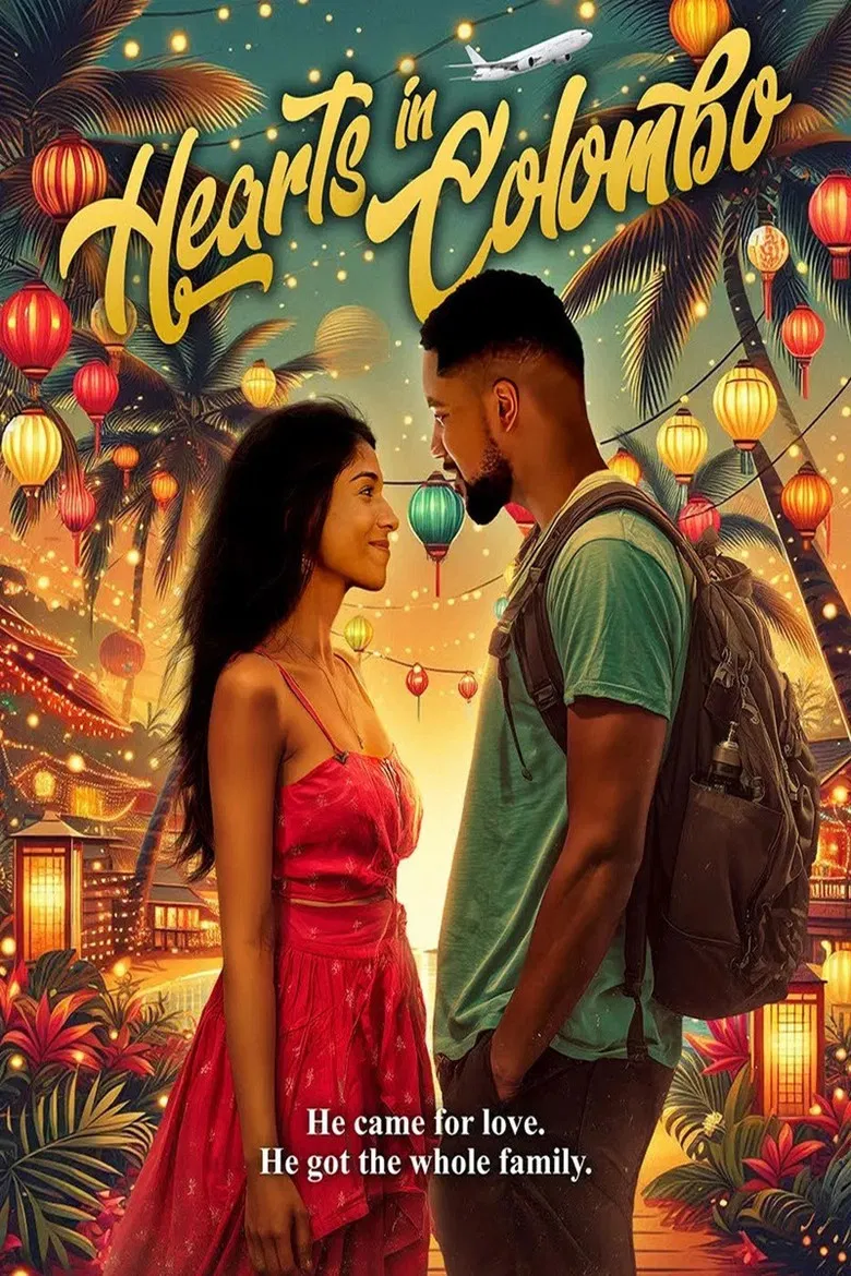 Hearts in Colombo poster background