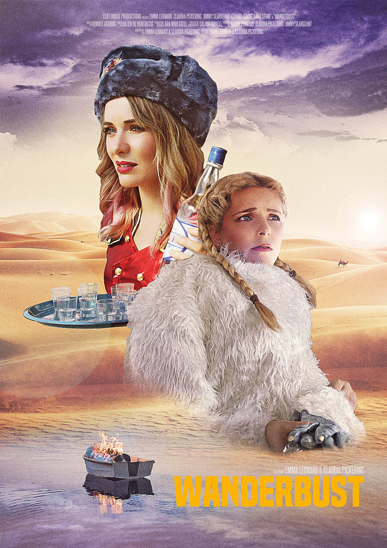 Wanderbust poster background