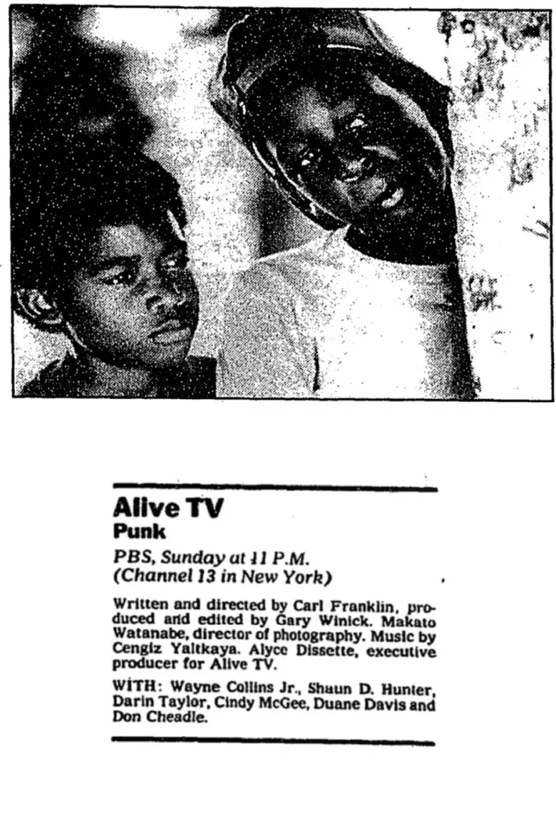 Punk poster background