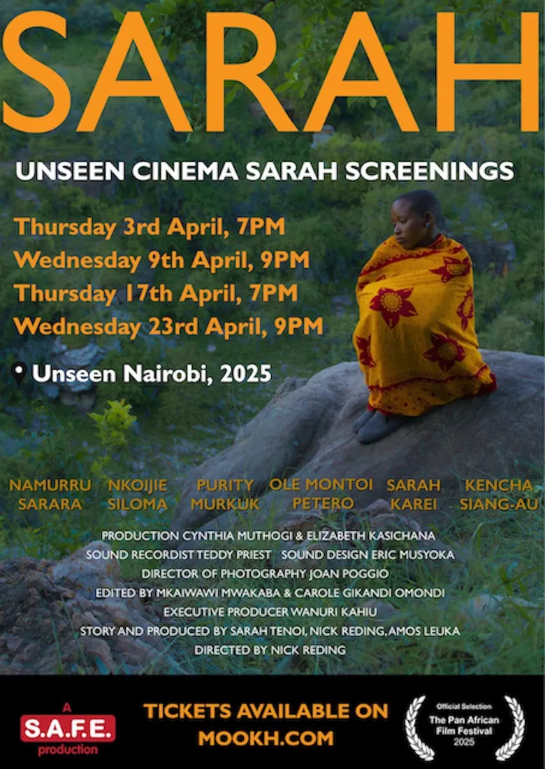 SARAH poster background