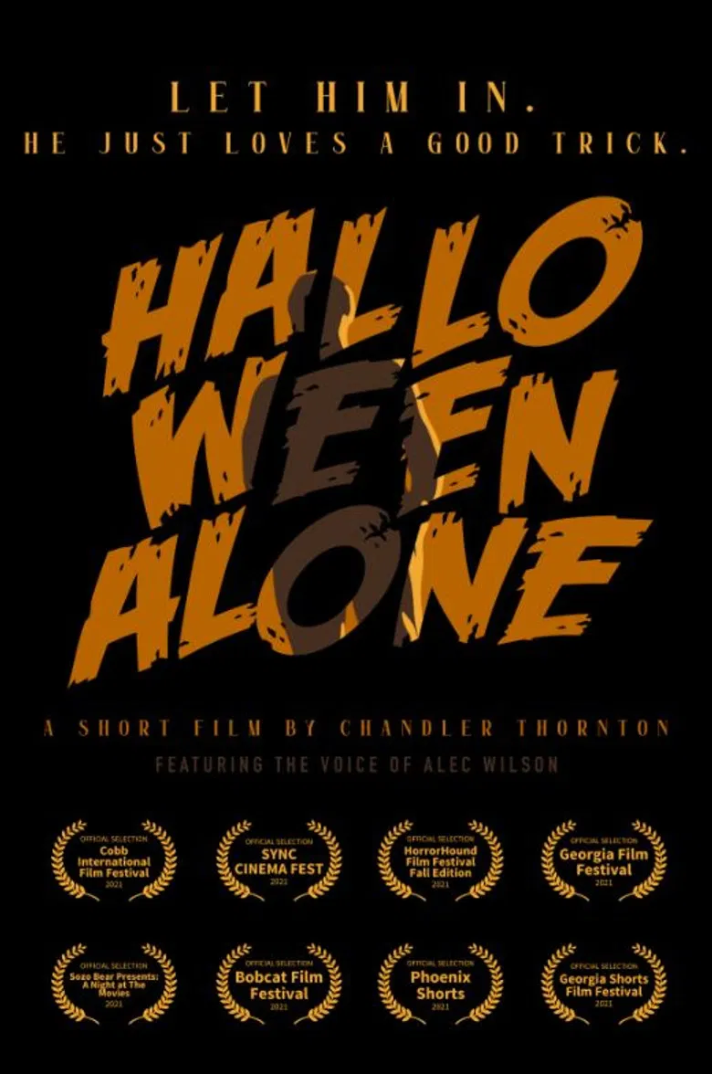 Halloween Alone poster background