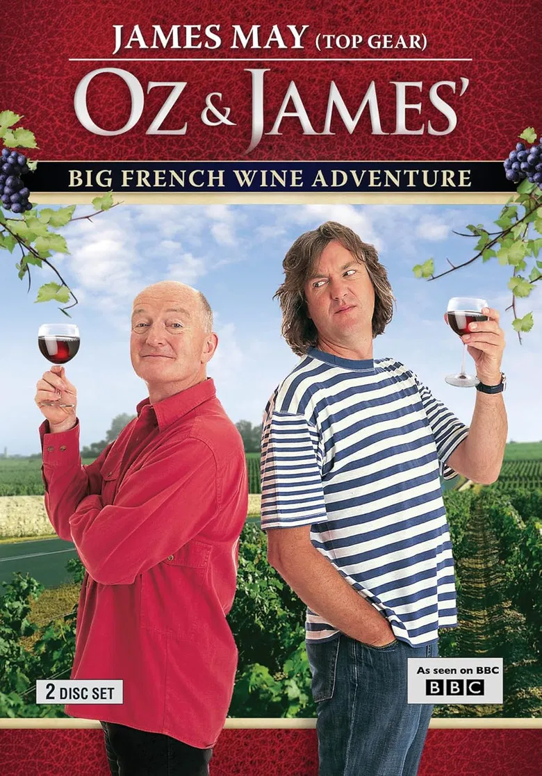 Oz and James's Big Wine Adventure poster background