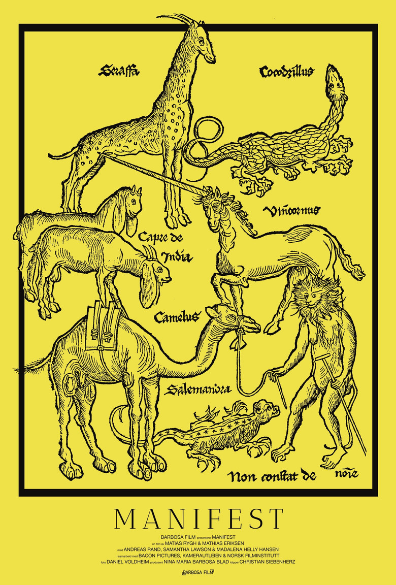 Manifest poster background