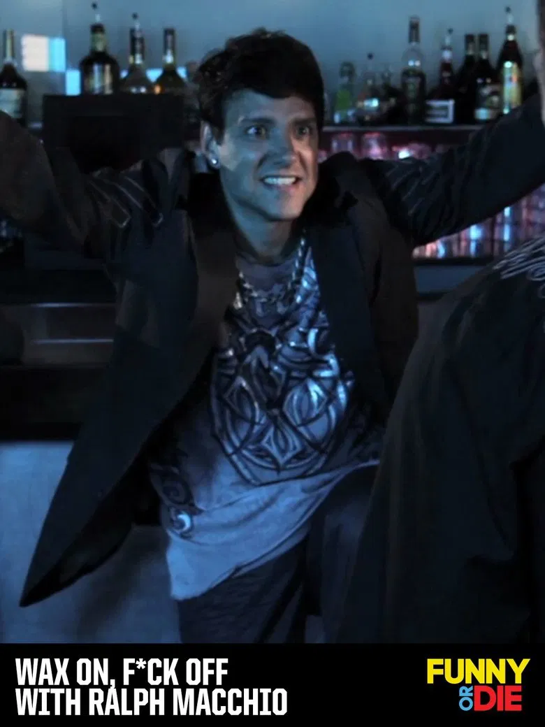 Wax On, Fuck Off poster background