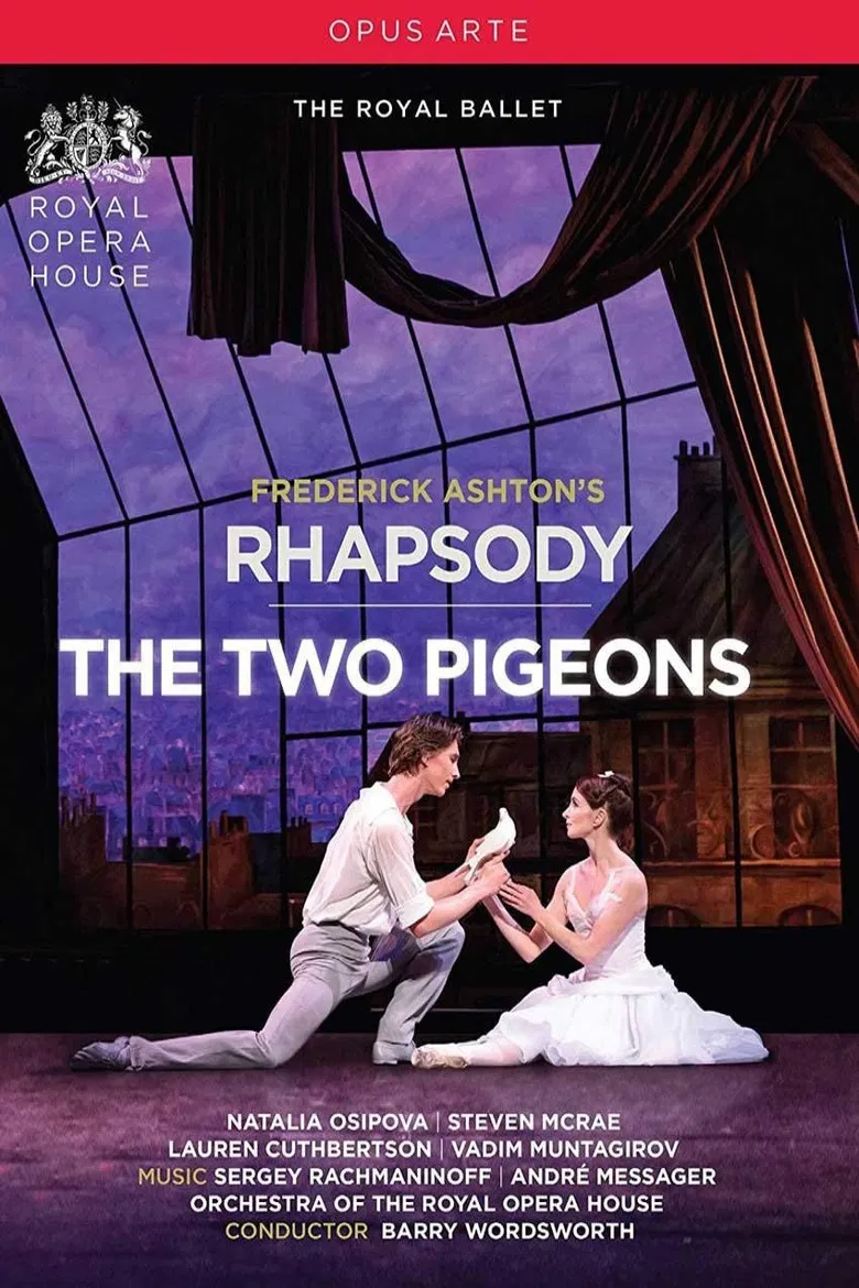 Rhapsody and The Two Pigeons poster background