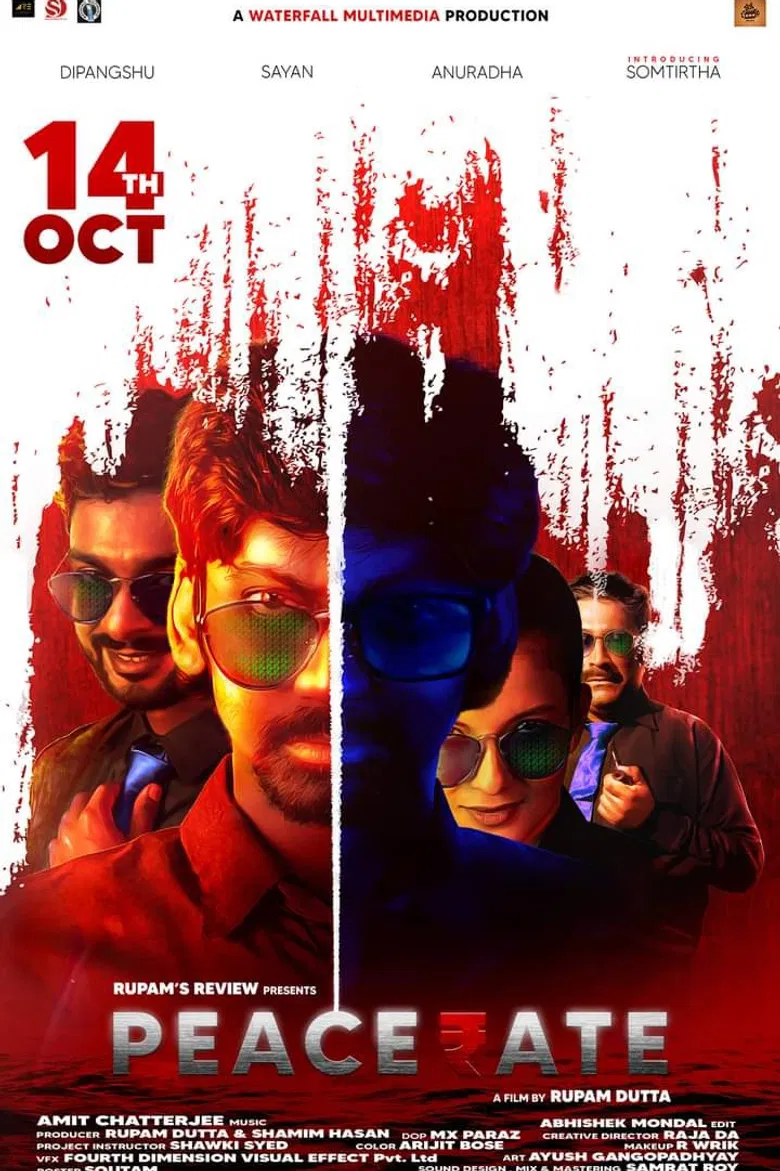 Peace Rate poster background