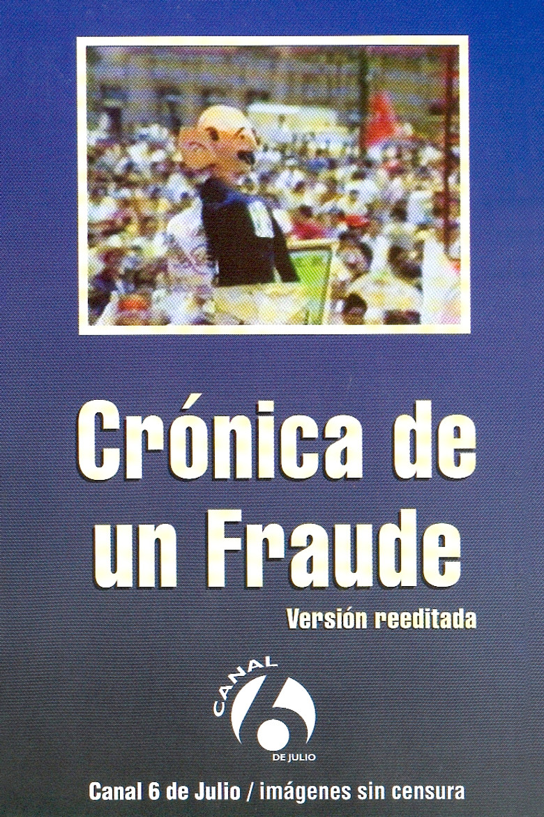 Crónica de un fraude poster background