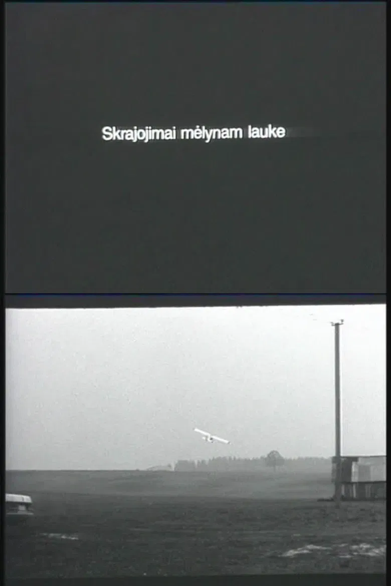 Flying Over the Blue Fields poster background