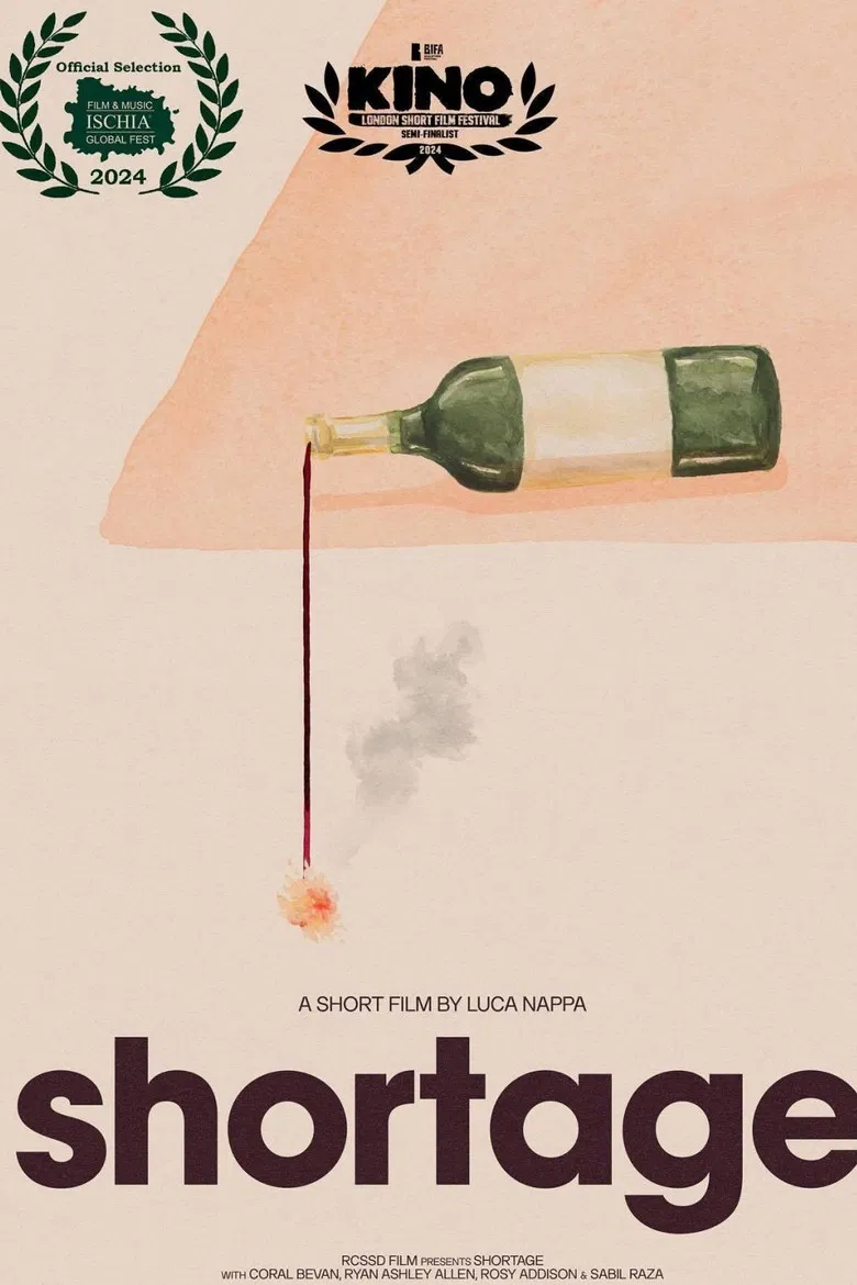 Shortage poster background