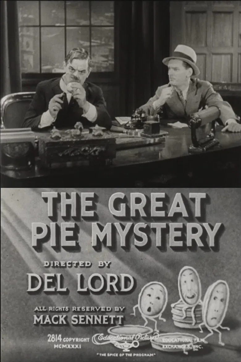The Great Pie Mystery poster background