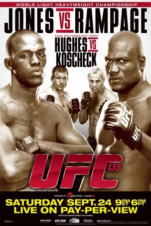 UFC 135: Jones vs. Rampage poster background