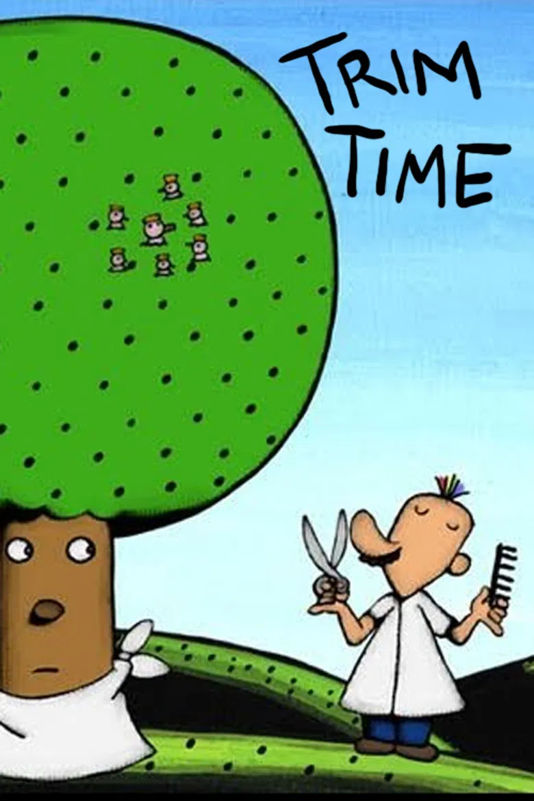 Trim Time poster background