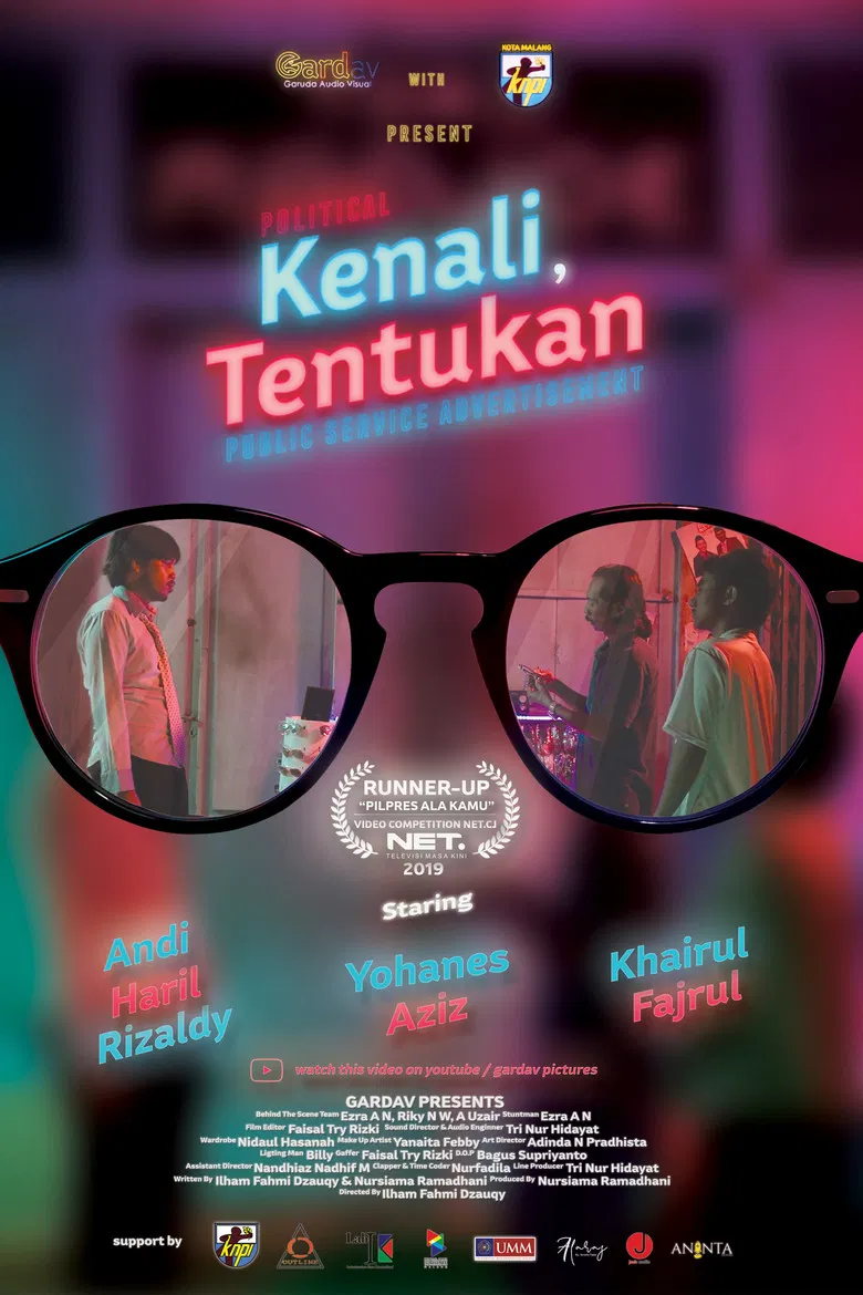 Kenali, Tentukan poster background