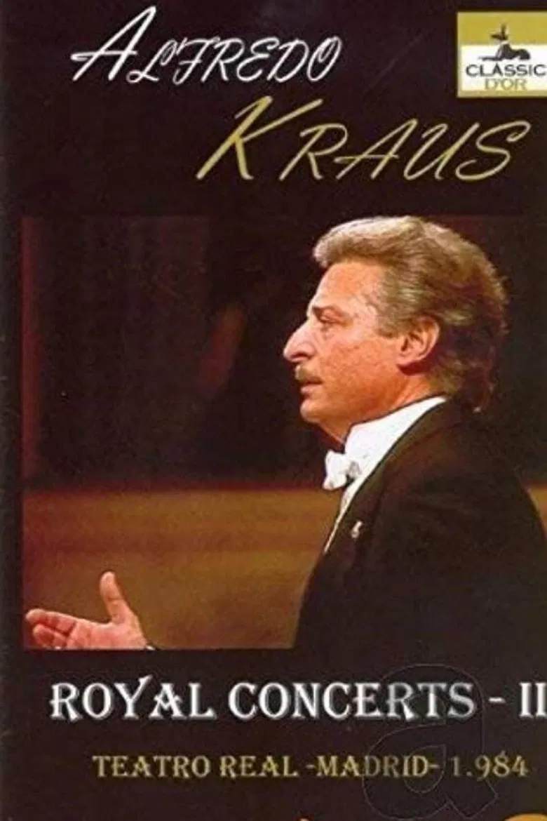 Alfredo Kraus - Concert in Madrid (Teatro Real) poster background