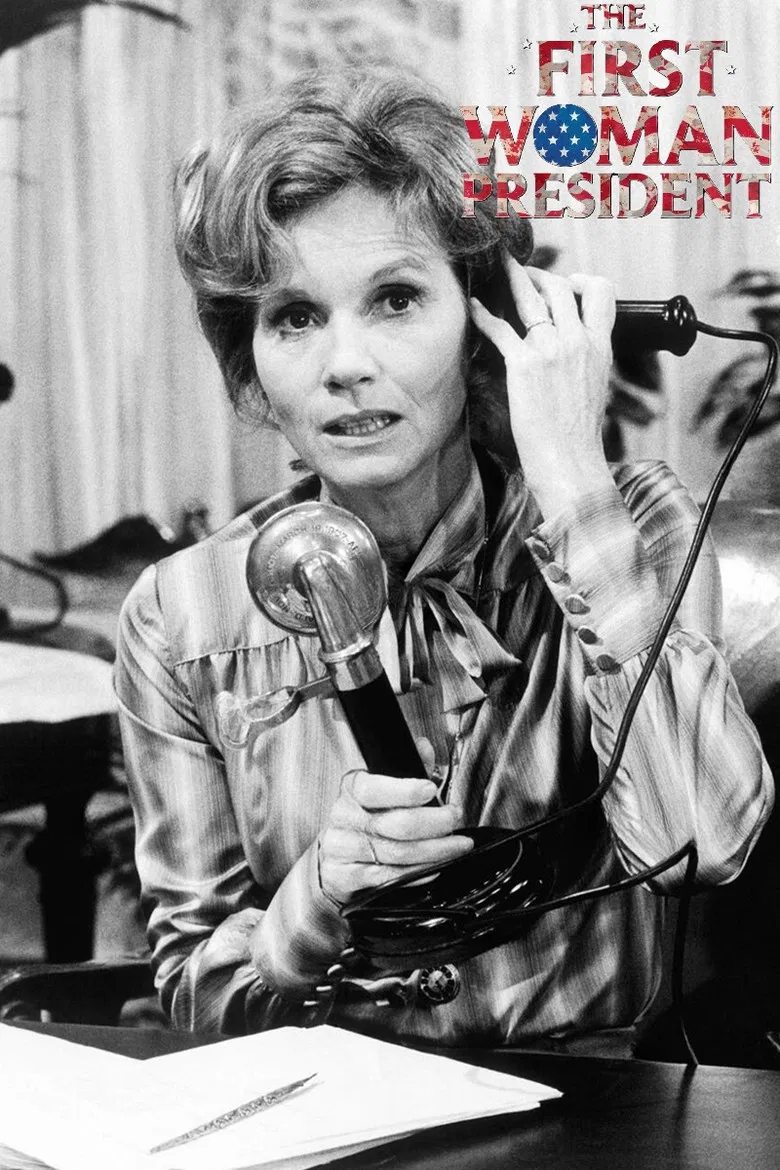 The First Woman President poster background