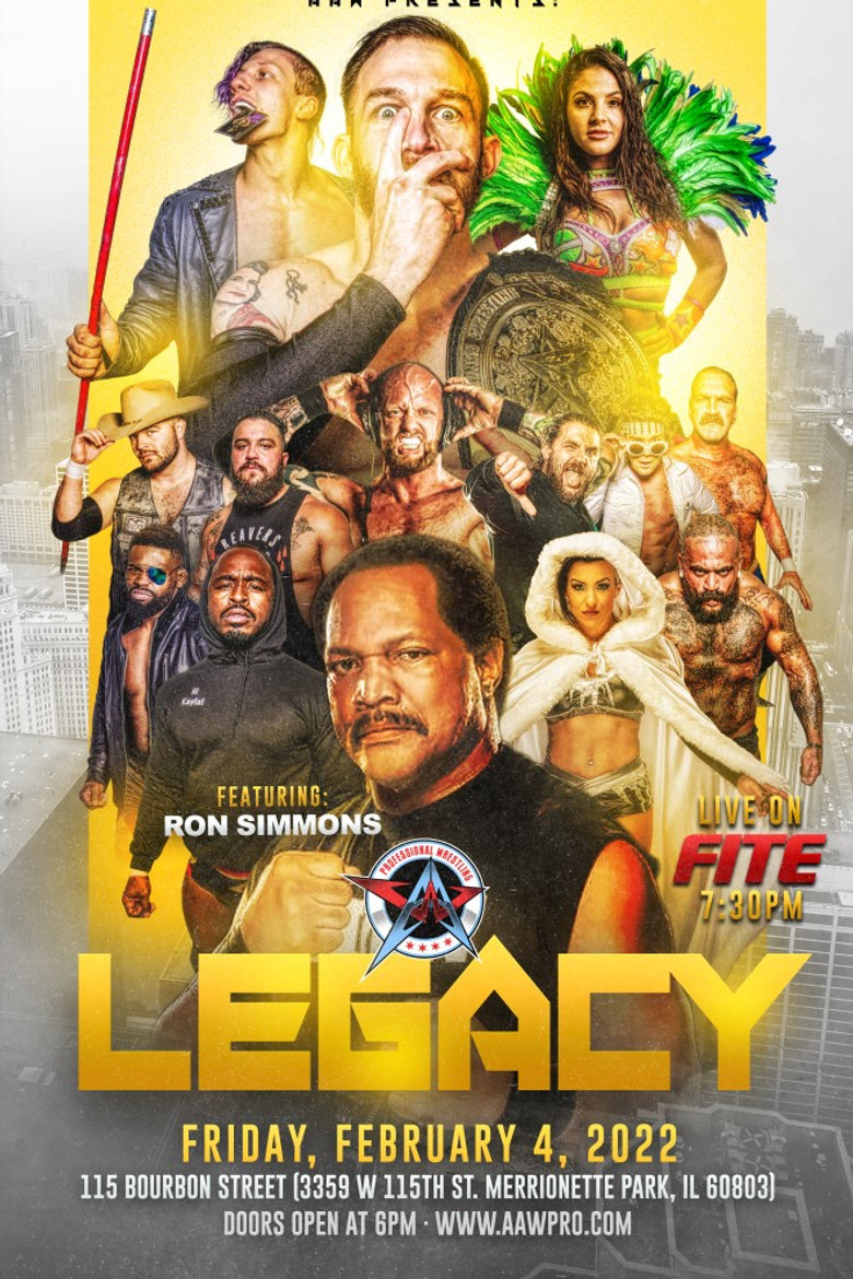 AAW Legacy poster background