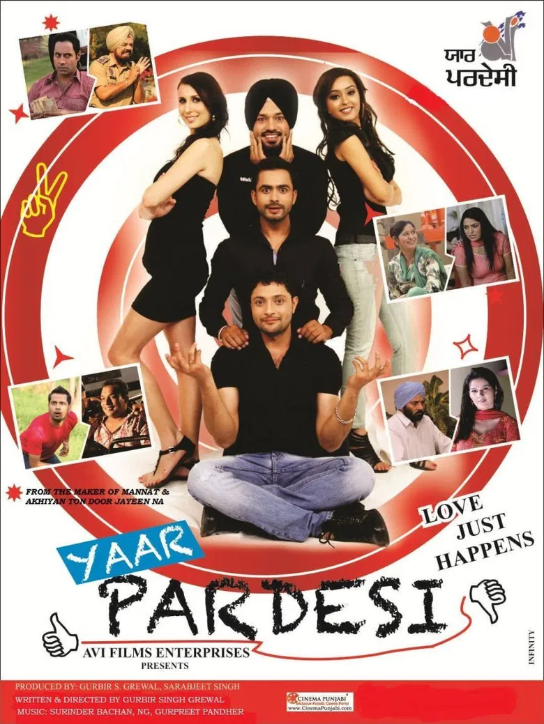 Yaar Pardesi poster background