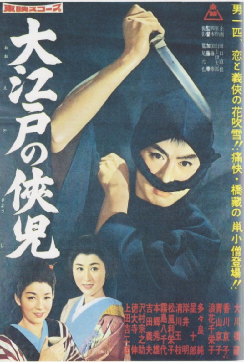 The Chivalrous Youth of Great Edo poster background