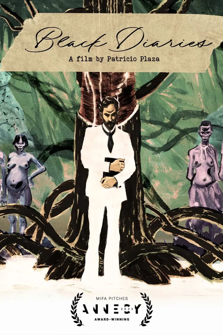 Black Diaries poster background