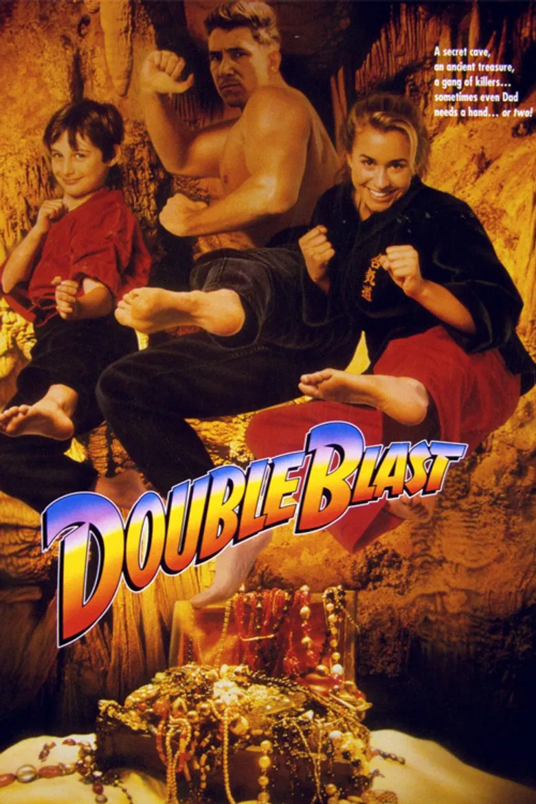 Double Blast poster background
